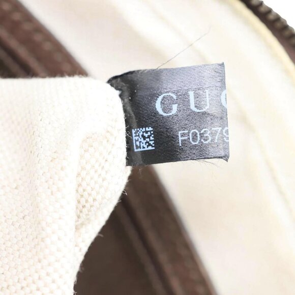 Gucci  Ophidia Small Web GG Supreme Canvas Wristlet Shoulder Bag Beige 699439 - Picture 13 of 15